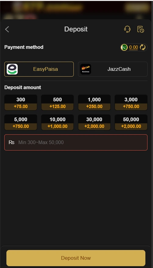 87P Game Deposit And Withdrawal