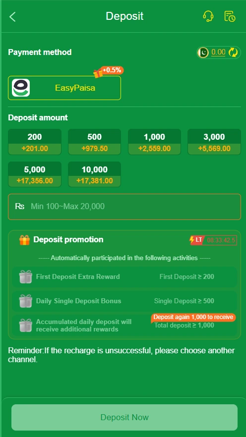 hd77 game Deposit and Withdraw