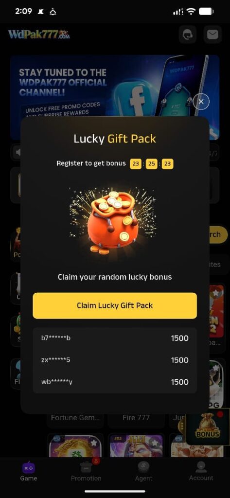 WdPak777 Casino Game