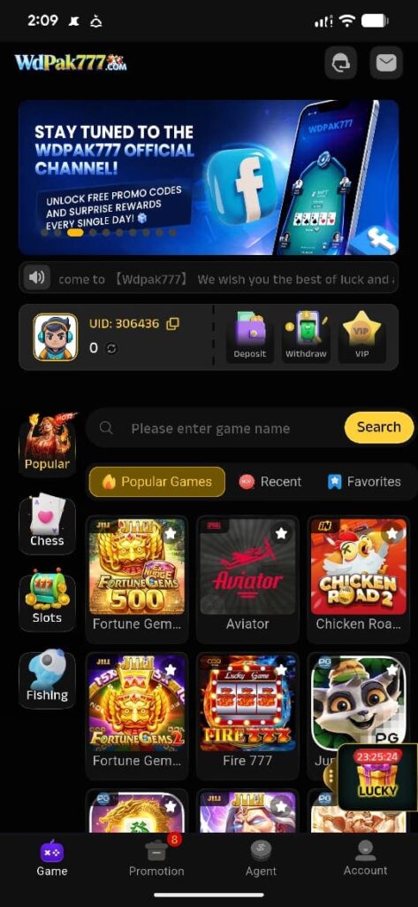 WdPak777 Game