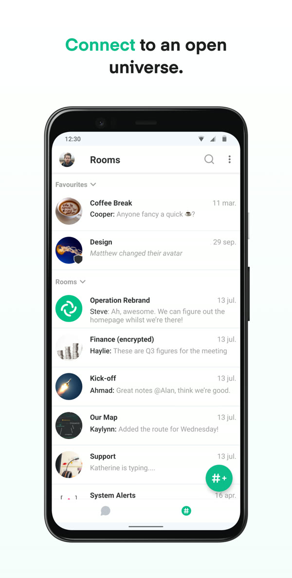 Element Messenger APK download - encrypted chat screenshot
