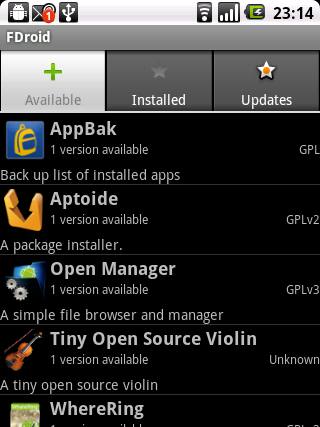 f-droid apk download - browsing apps