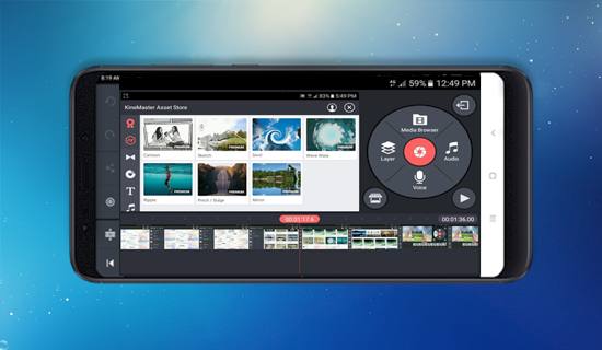KineMaster APK download — KineMaster Asset Store with effects, stickers and media tools