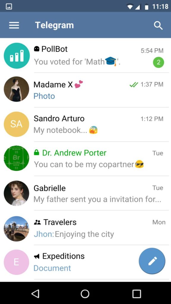 telegram apk download - Telegram chat
